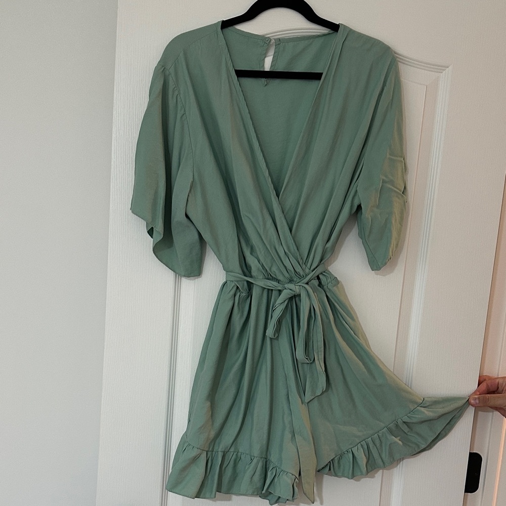 SHEIN Mint Green Romper